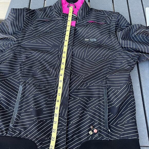 FOX jacket. Racing moto MX. Black with white stripe. Women's size XL - Picture 3 of 12